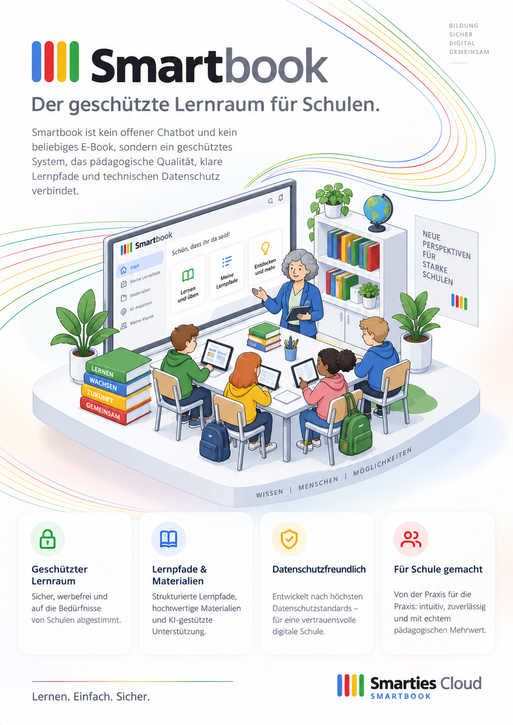 Titelseite der Smarties-Cloud/SmartBook-Broschüre